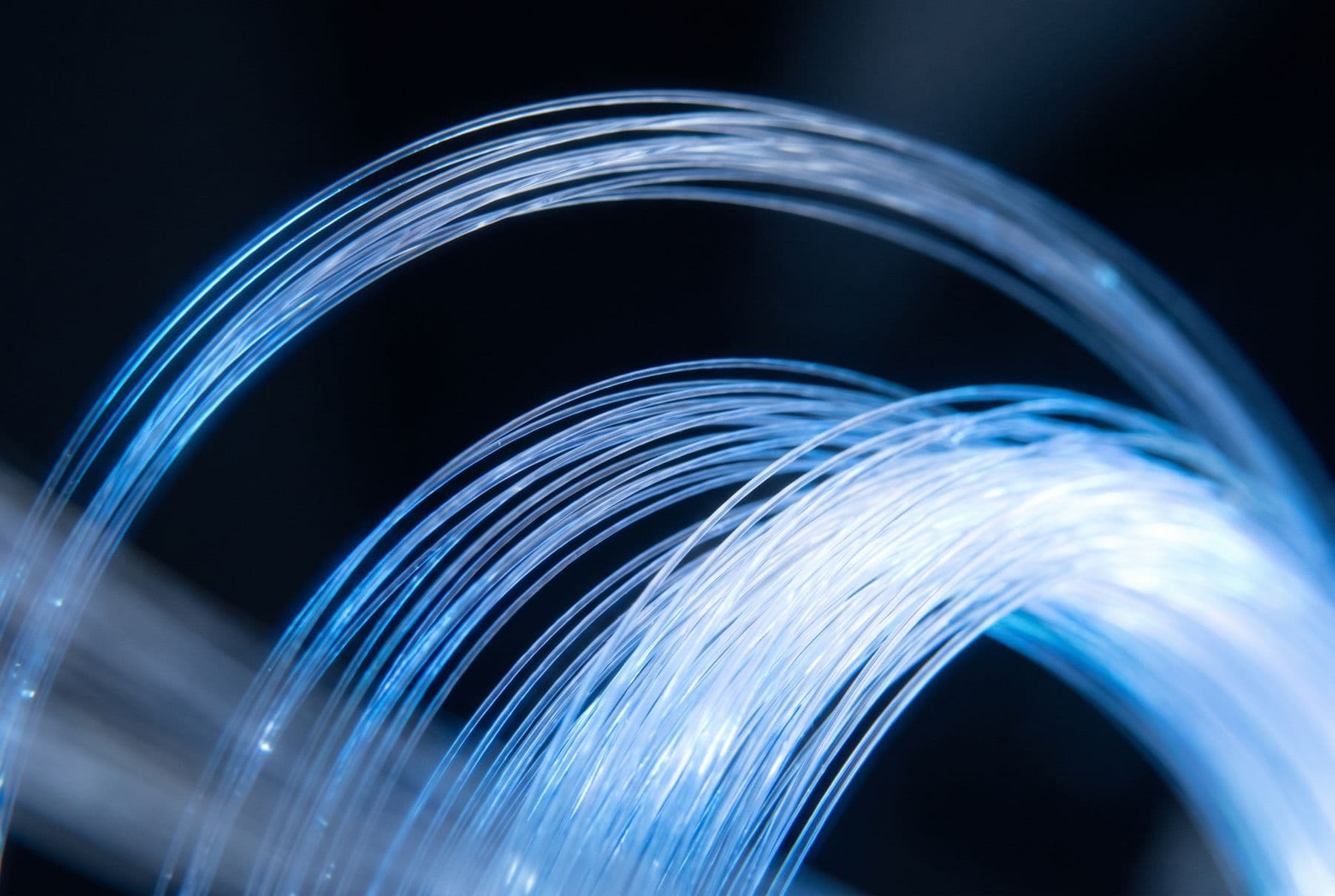Fibra óptica iluminada