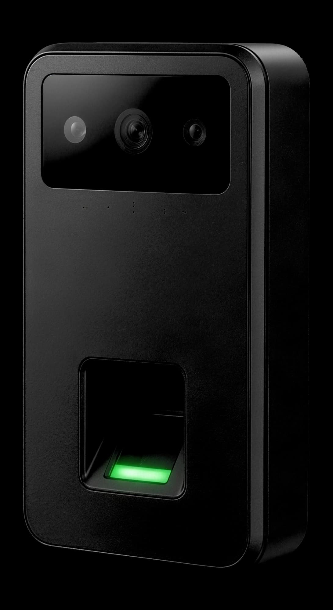 Terminal biométrica de rostro y huella, recorte al producto para el hub